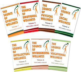 Image of the 7 Source of Wellness book series.