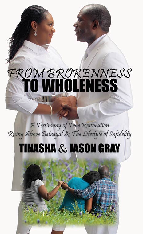 Photo of the book cover of From Brokenness to Wholeness. a testimony of true restoration.