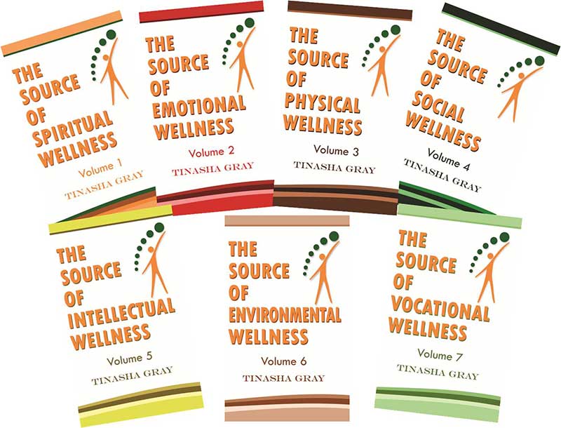 Image of the 7 Source of Wellness book series.
