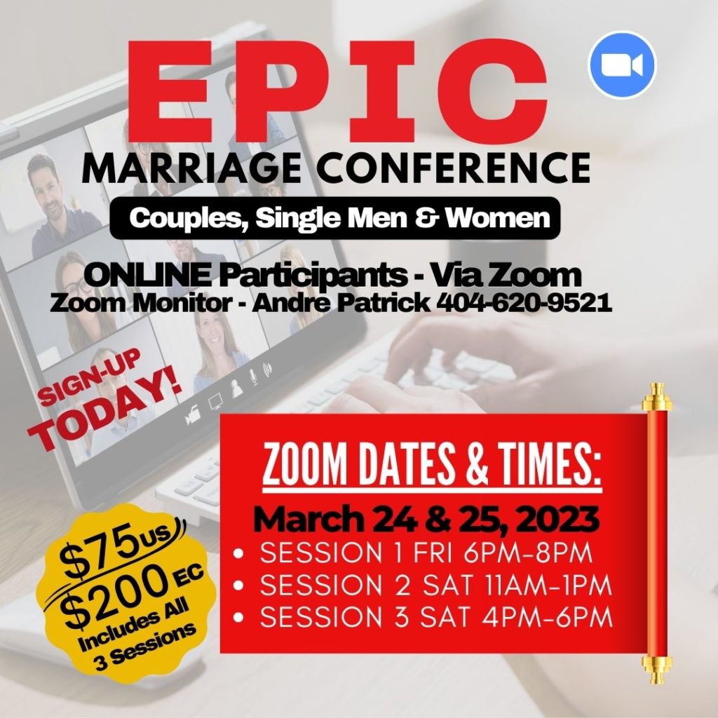 Online - Epic Marriage Conference Via Zoom